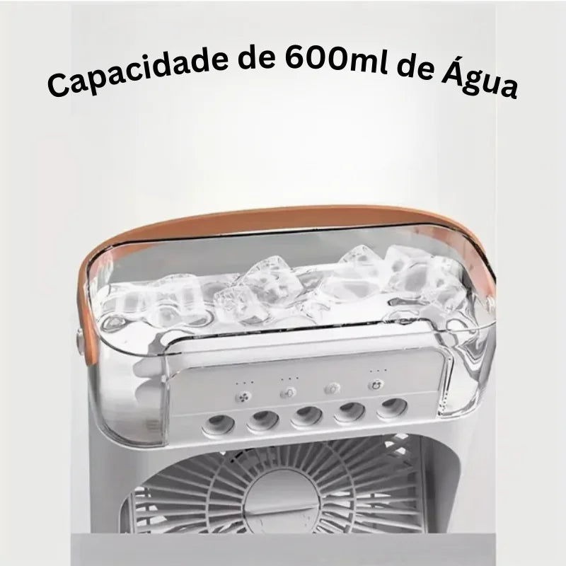 Ventilador Portátil com Umidificador de Ar