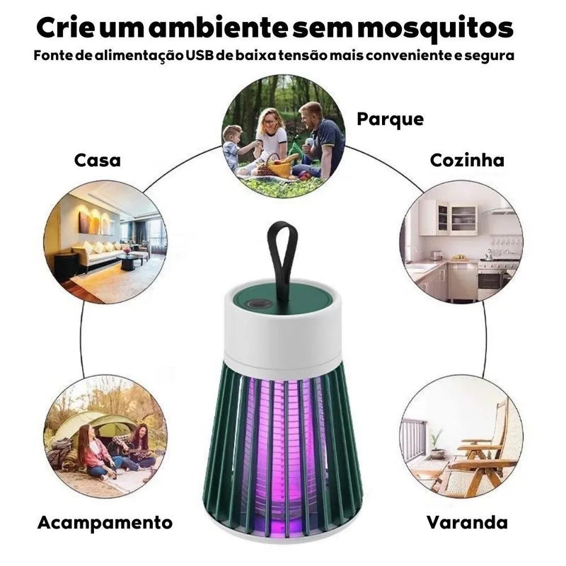 Lâmpada Ultravioleta Mata Mosquitos