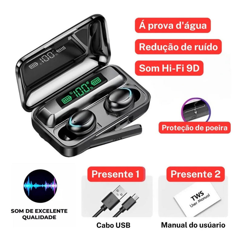 Fone Bluetooth à Prova D'água - Alfa Pods Pro