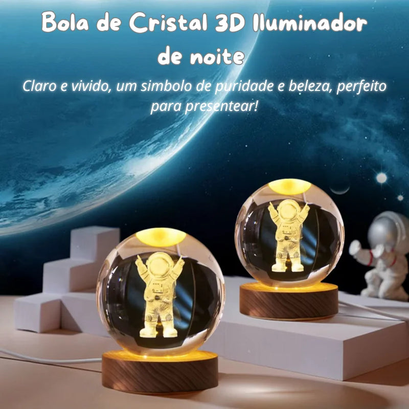 Luminária Decorativa Espacial 3D