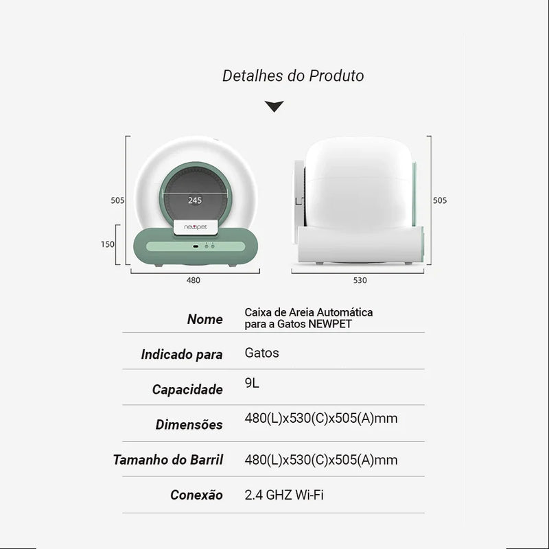 Caixa de Areia Automática Inteligente